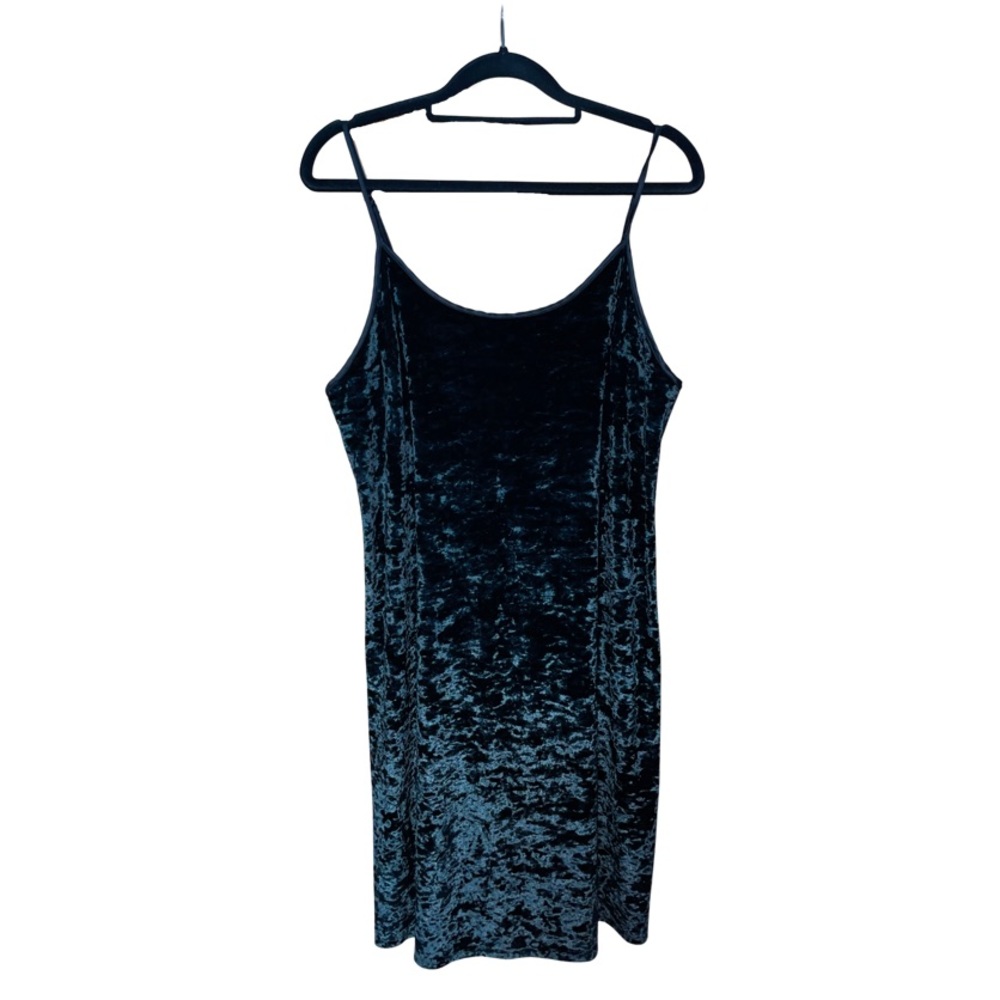 Faux Suede Victoria Secret Slip - Black - Size M/L